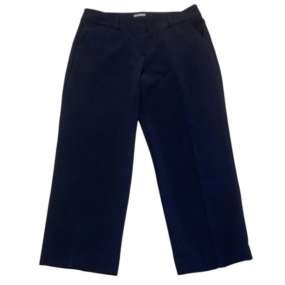 Maurices Womens Sz 15/16 Navy Capri Dress Pants Stretch Career Work